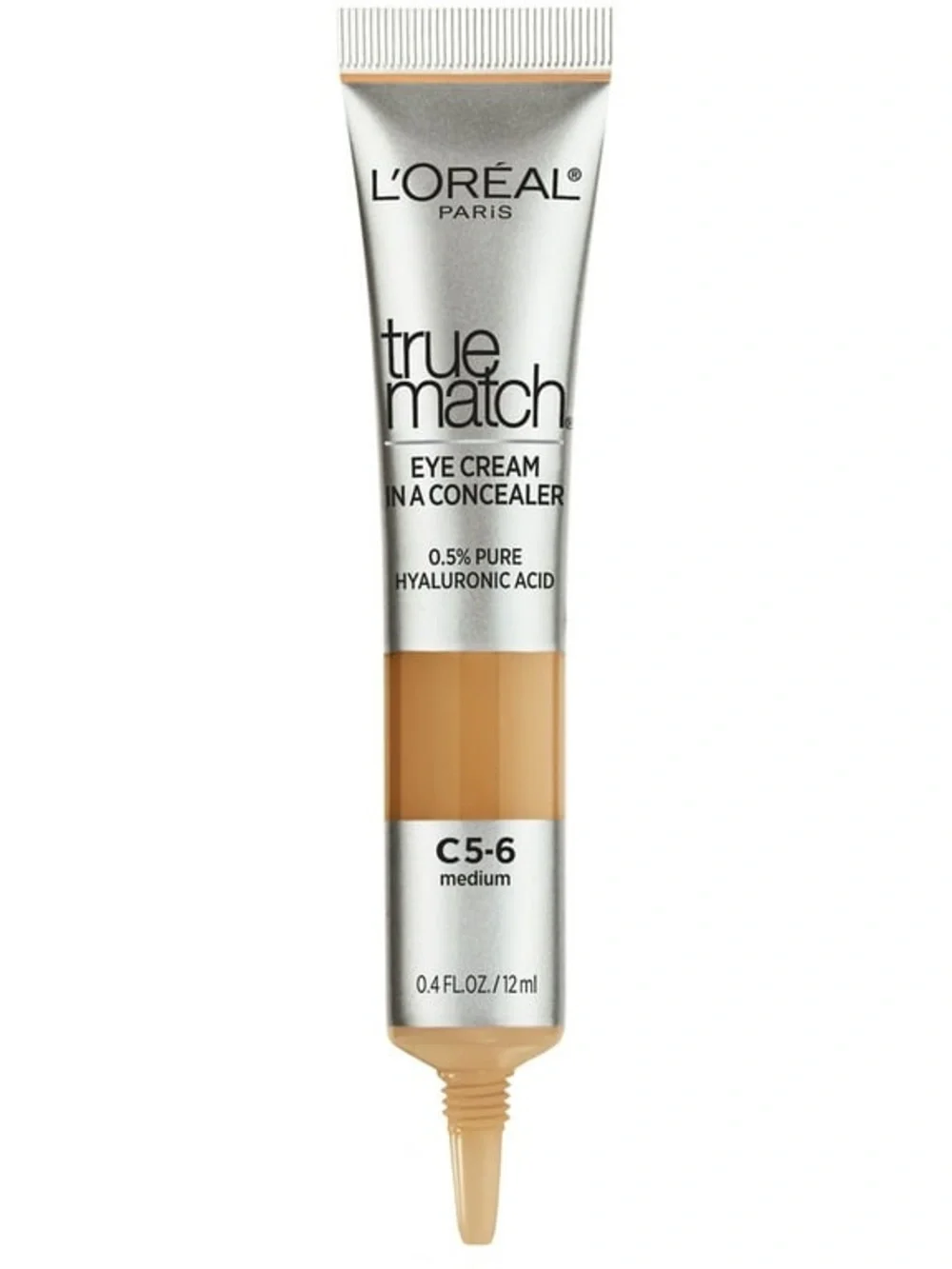 L’Oréal True Match Eye Cream Concealer C5-6 Medium Neutral Beige Makeup Bundle